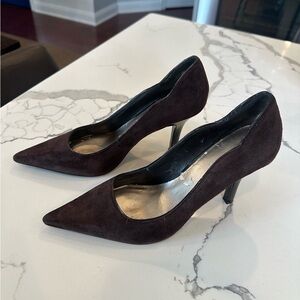Nine West Suede Pointy Toe Pumps